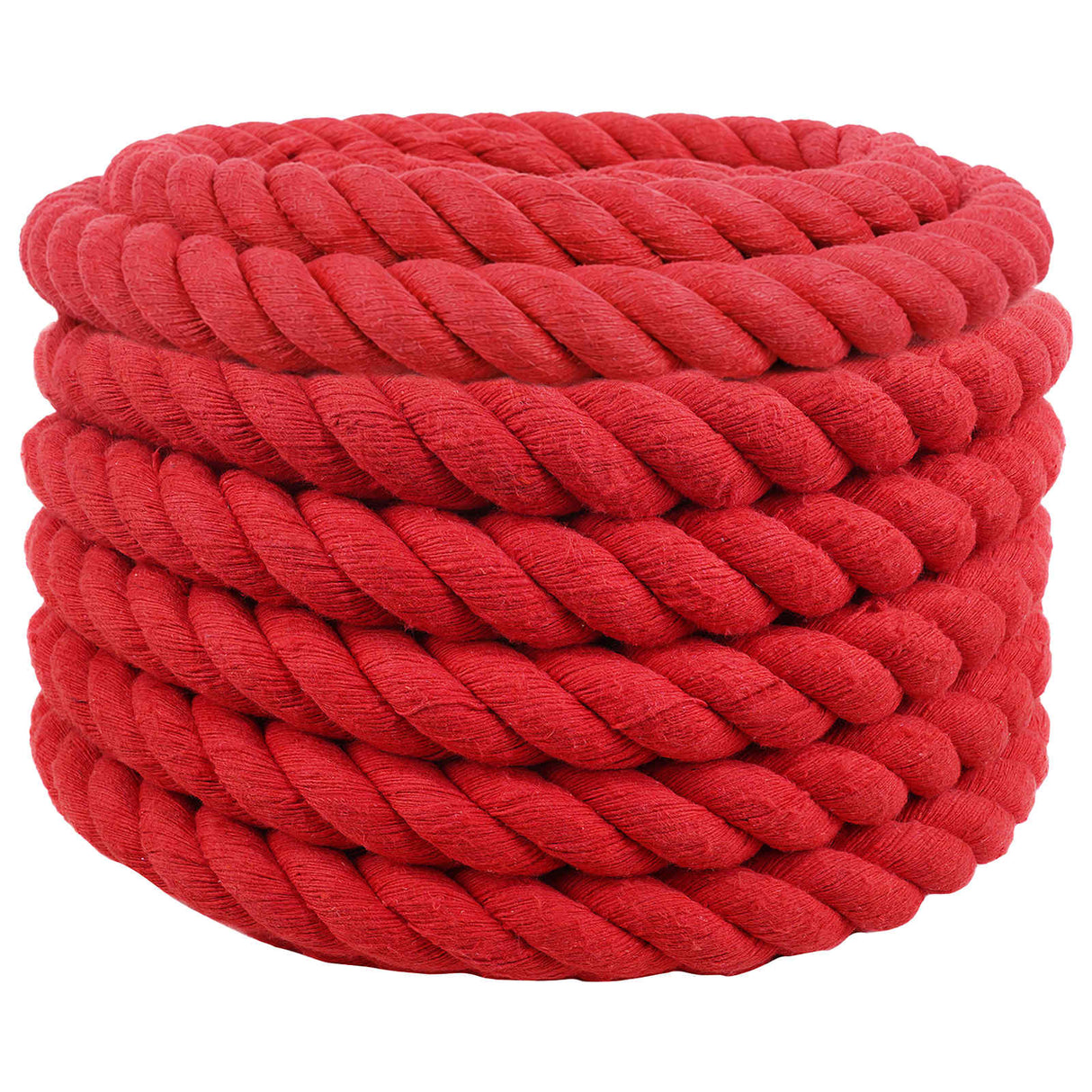 vidaXL Touw 2 pcs Zwart Katoen
