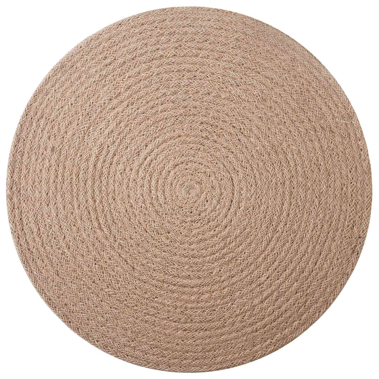vidaXL Jute placemats 4 pcs Naturel Ø 30 cm 100% Tossa Jute