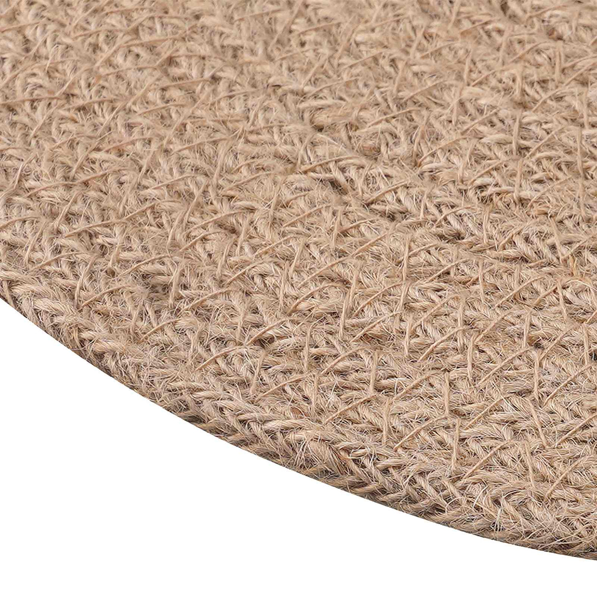 vidaXL Jute placemats 4 pcs Naturel Ø 30 cm 100% Tossa Jute