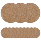 vidaXL Zeewier Placemat 4 st Naturel 100% Zeegras