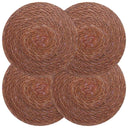 vidaXL Zeewier Placemat 4 st Naturel 100% Zeegras