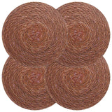 vidaXL Zeewier Placemat 4 st Naturel 100% Zeegras