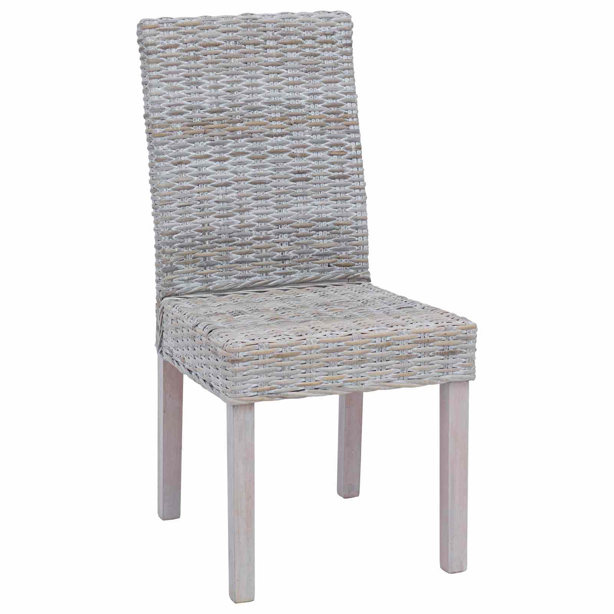 vidaXL Eetkamerstoel 2 pcs Witte was 45 x 54 x 93 cm