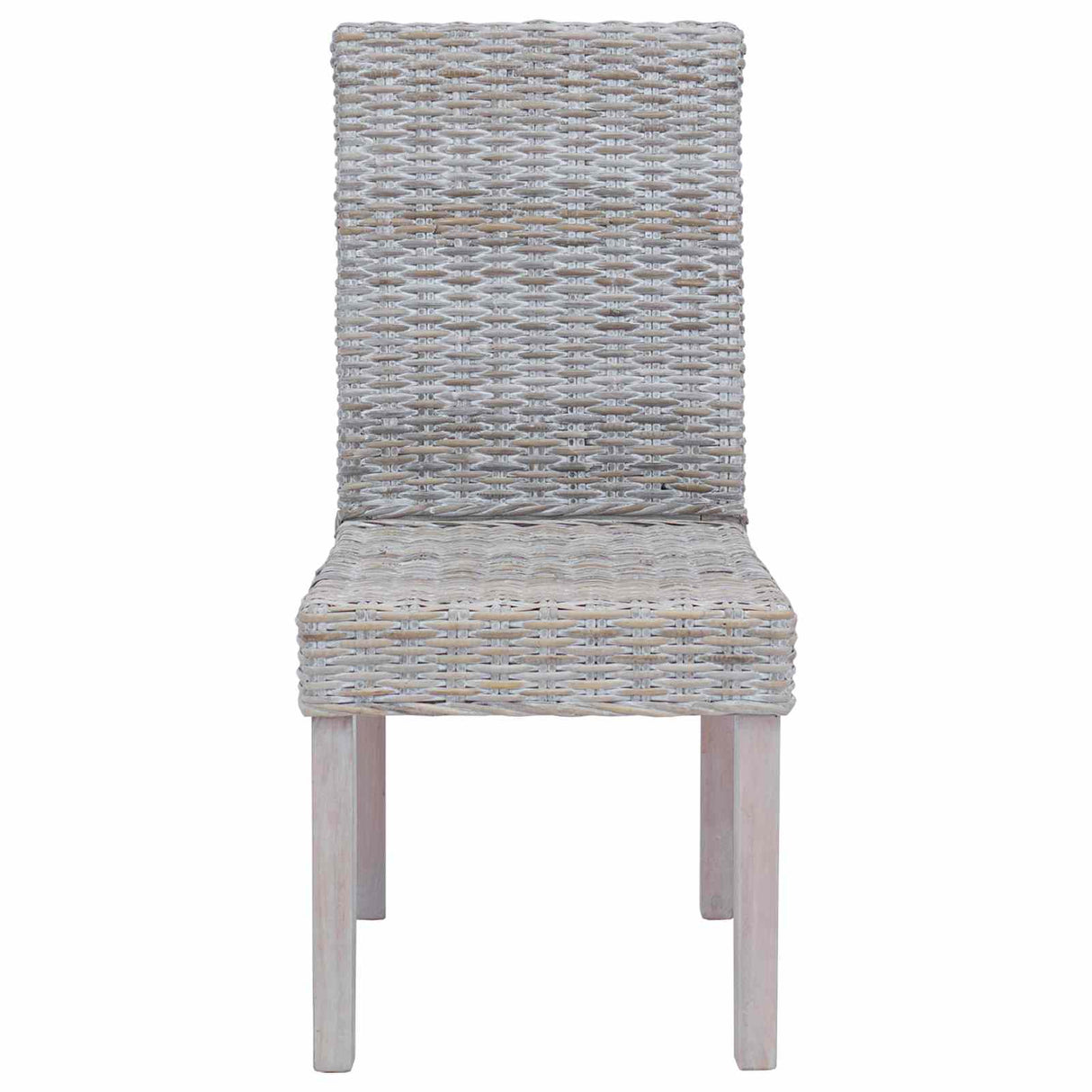 vidaXL Eetkamerstoel 2 pcs Witte was 45 x 54 x 93 cm