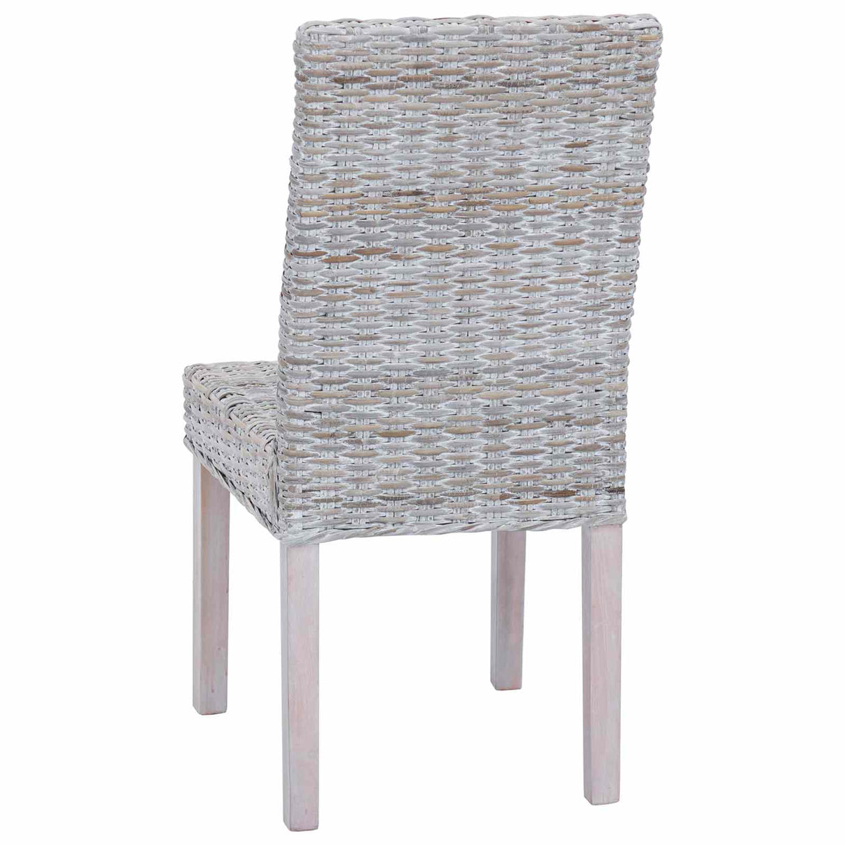 vidaXL Eetkamerstoel 2 pcs Witte was 45 x 54 x 93 cm