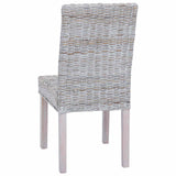vidaXL Eetkamerstoel 2 pcs Witte was 45 x 54 x 93 cm