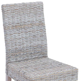 vidaXL Eetkamerstoel 2 pcs Witte was 45 x 54 x 93 cm