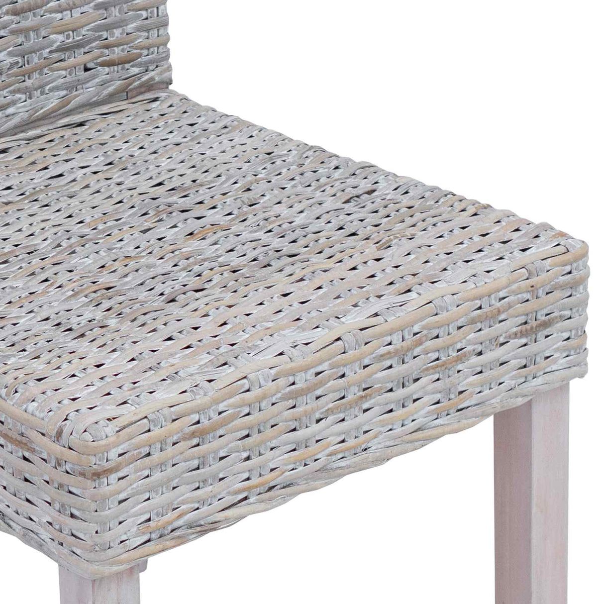vidaXL Eetkamerstoel 2 pcs Witte was 45 x 54 x 93 cm