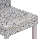 vidaXL Eetkamerstoel 2 pcs Witte was 45 x 54 x 93 cm
