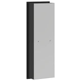 vidaXL Douche Niche Zwart 60 x 20 x 9,5 cm Roestvrij staal