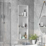 vidaXL Douche Niche Zwart 60 x 20 x 9,5 cm Roestvrij staal