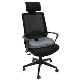 vidaXL Zitkussen Éénkleurig Grijs 47 x 37 x 8 cm Traagschuim