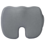 vidaXL Zitkussen Éénkleurig Grijs 47 x 37 x 8 cm Traagschuim