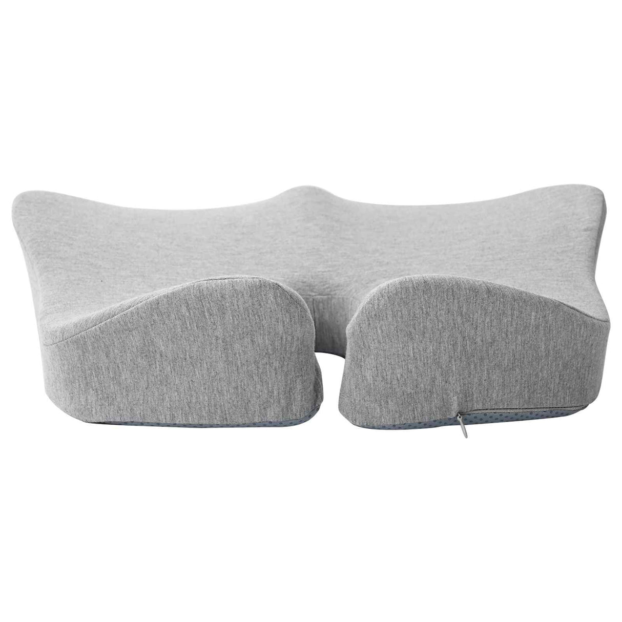 vidaXL Zitkussen Éénkleurig Lichtgrijs 50 x 43 x 10 cm Traagschuim