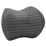 vidaXL Neck Pillow Grey Memory Foam 31 x 22 x 13 cm