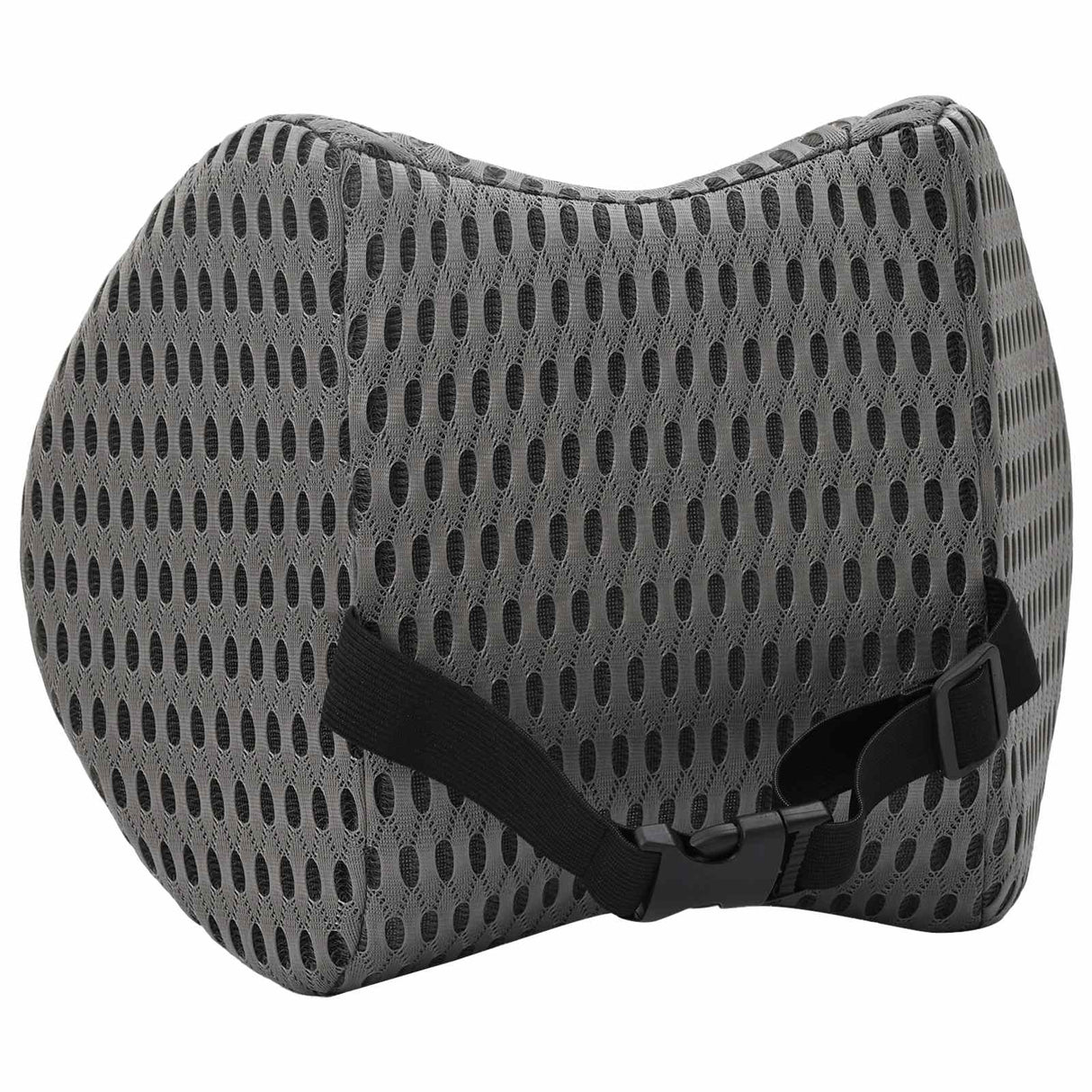 vidaXL Neck Pillow Grey Memory Foam 31 x 22 x 13 cm