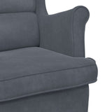 vidaXL Schommelstoel met kussen Lichtgrijs 92 x 71 x 100 cm Multiplex