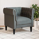 vidaXL Bank Lichtgrijs 78,5 x 74,5 x 74,5 cm Polyester