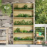 vidaXL Plantenplanken Bruin 90 x 15 x 180 cm Geïmpregneerd grenenhout
