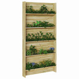 vidaXL Plantenplanken Bruin 90 x 15 x 180 cm Geïmpregneerd grenenhout