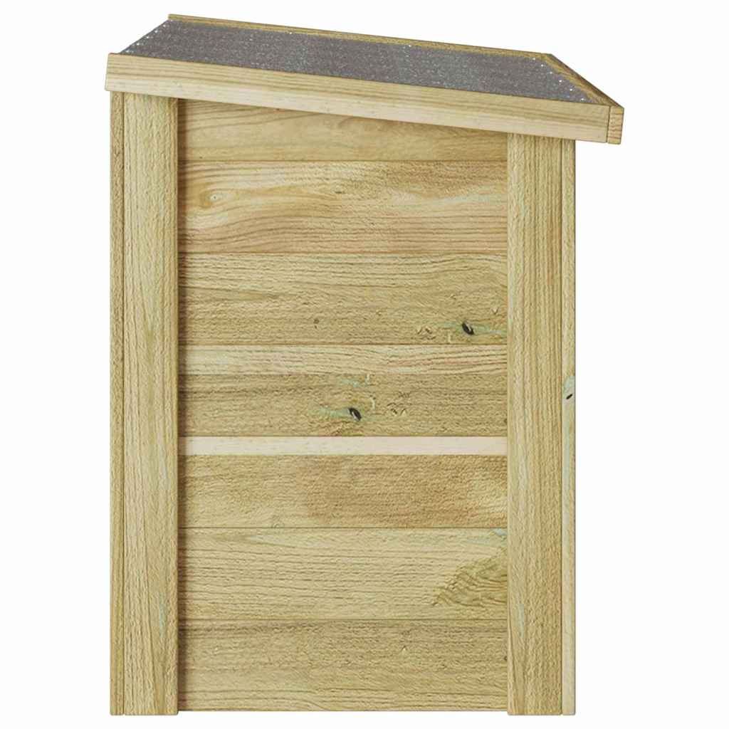 vidaXL Storage Box Natural 119 x 44.5 x 58 cm Impregnated Pinewood