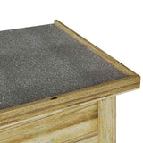 vidaXL Storage Box Natural 119 x 44.5 x 58 cm Impregnated Pinewood