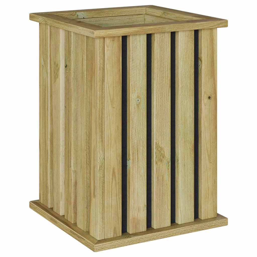 vidaXL Plantkisten Bruin 33 x 33 x 45 cm Geïmpregneerd grenenhout
