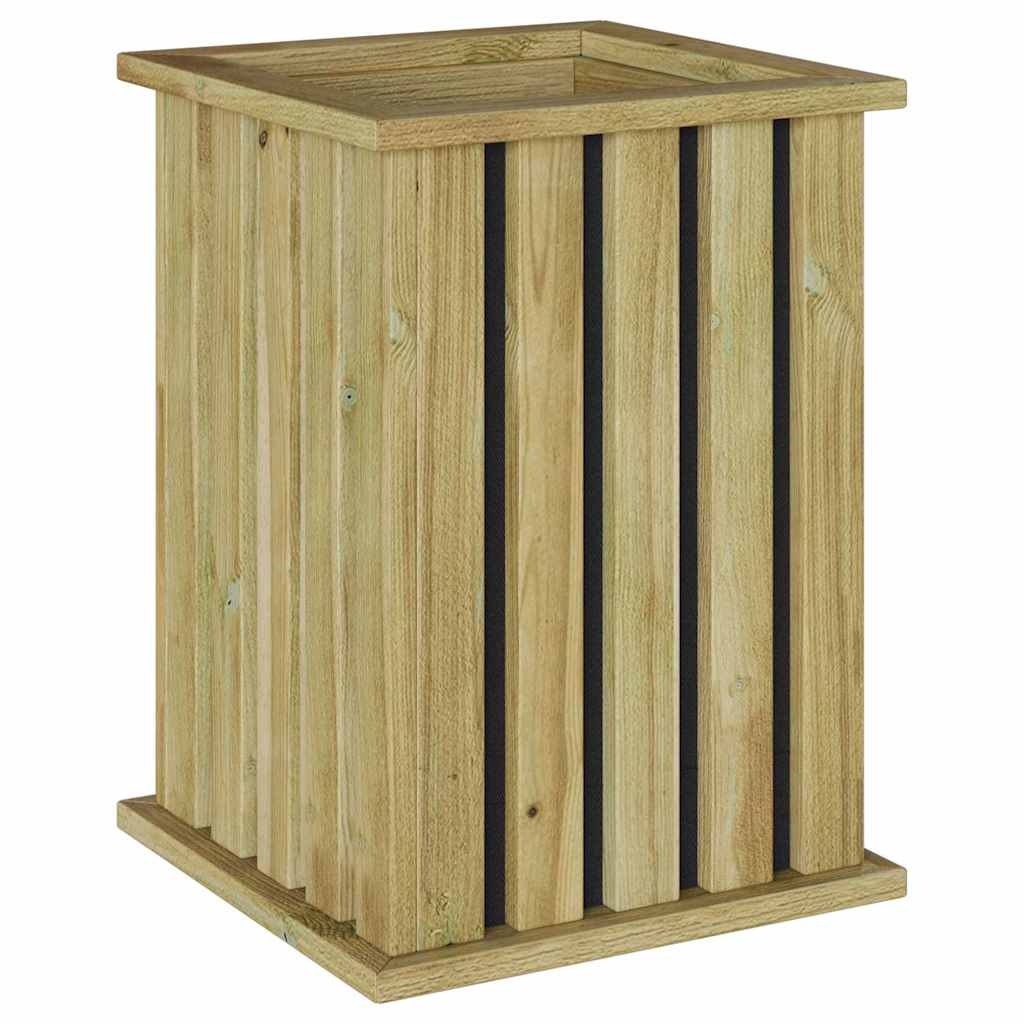 vidaXL Plantkisten Bruin 33 x 33 x 45 cm Geïmpregneerd grenenhout