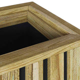 vidaXL Plantkisten Bruin 33 x 33 x 45 cm Geïmpregneerd grenenhout