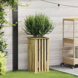 vidaXL Plantkisten Bruin 33 x 33 x 45 cm Geïmpregneerd grenenhout