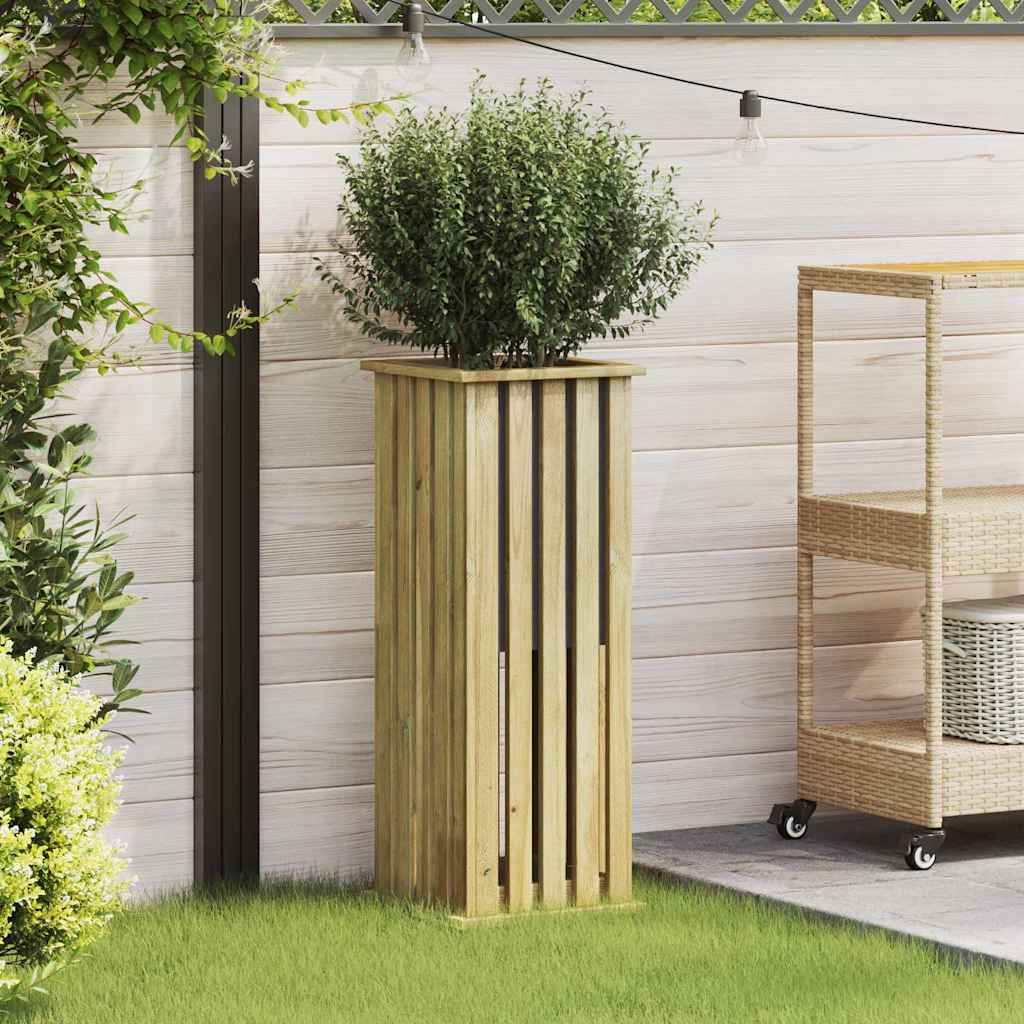 vidaXL Plantkisten Bruin 33 x 33 x 45 cm Geïmpregneerd grenenhout