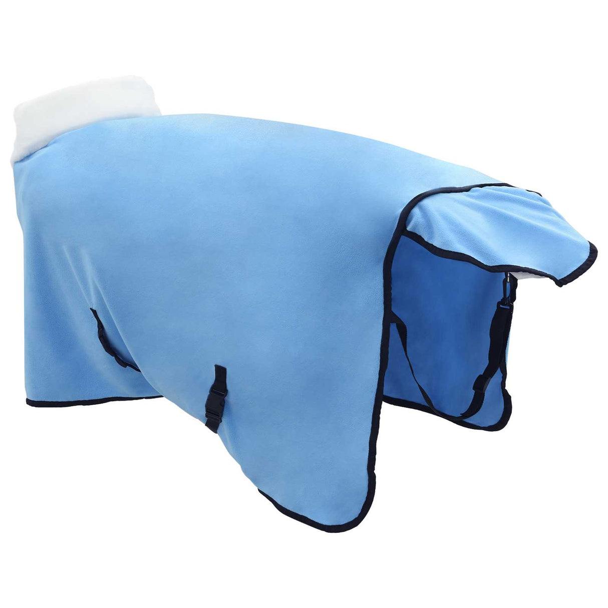 vidaXL Horse Blanket Full Aqua 75 cm Polar Fleece