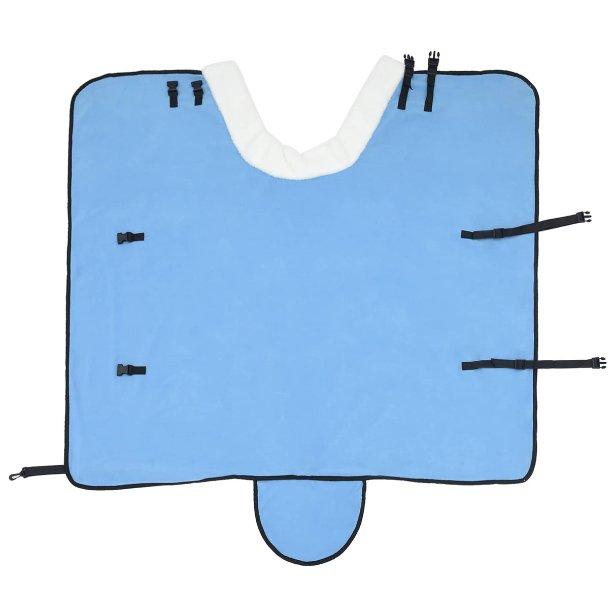 vidaXL Horse Blanket Full Aqua 75 cm Polar Fleece