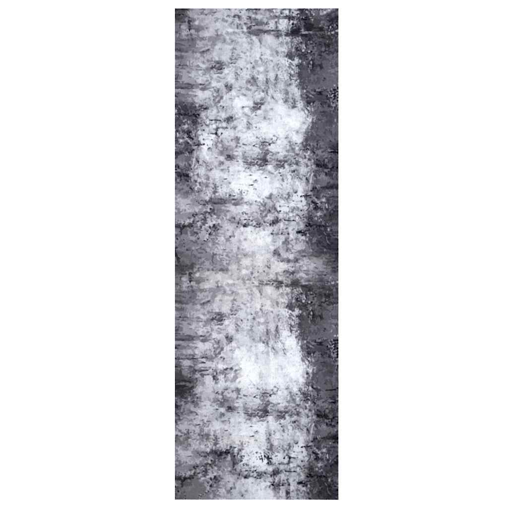 vidaXL Keukenmat wasbaar groenteprint 45x150 cm fluweel