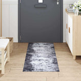 vidaXL Keukenmat wasbaar groenteprint 45x150 cm fluweel