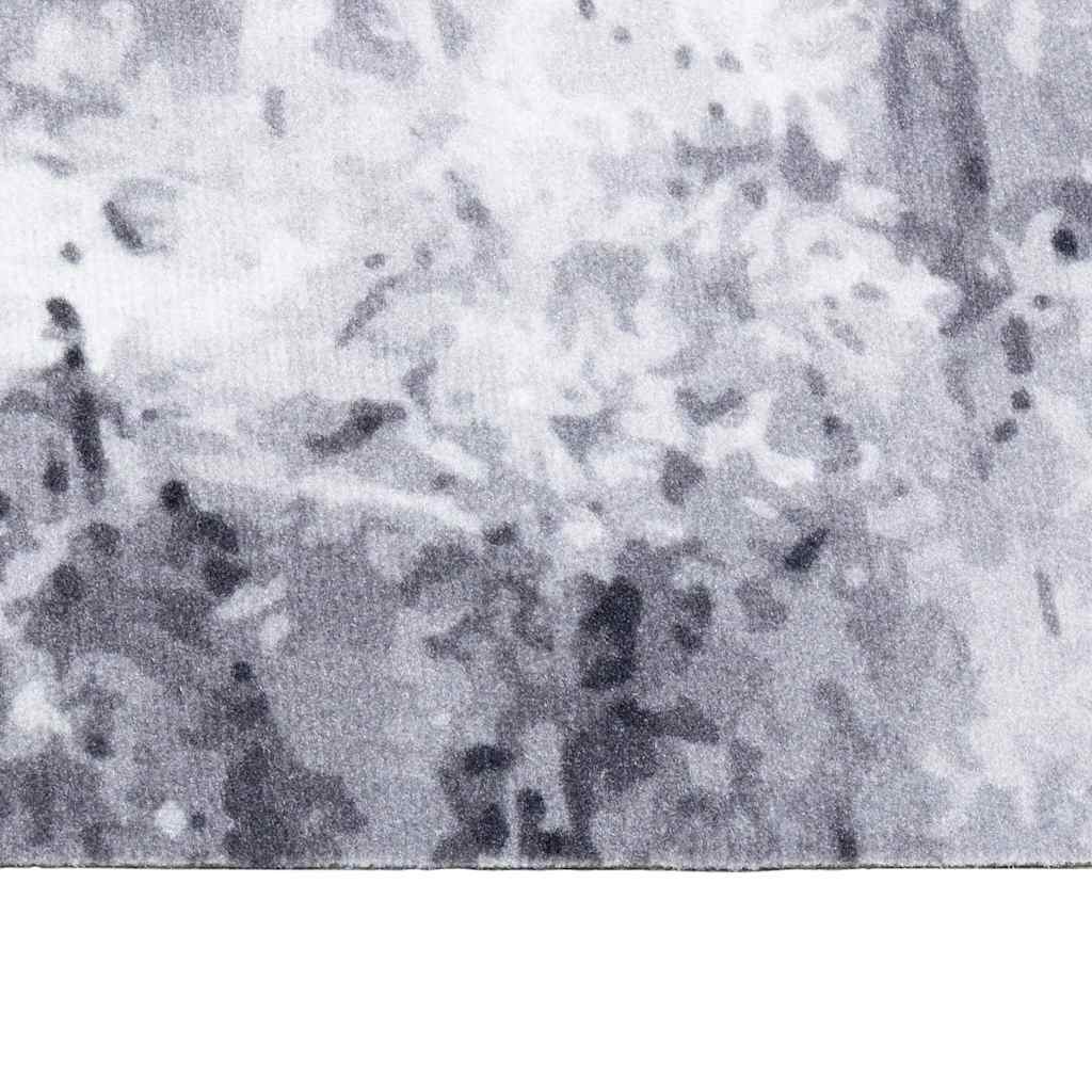 vidaXL Keukenmat wasbaar groenteprint 45x150 cm fluweel