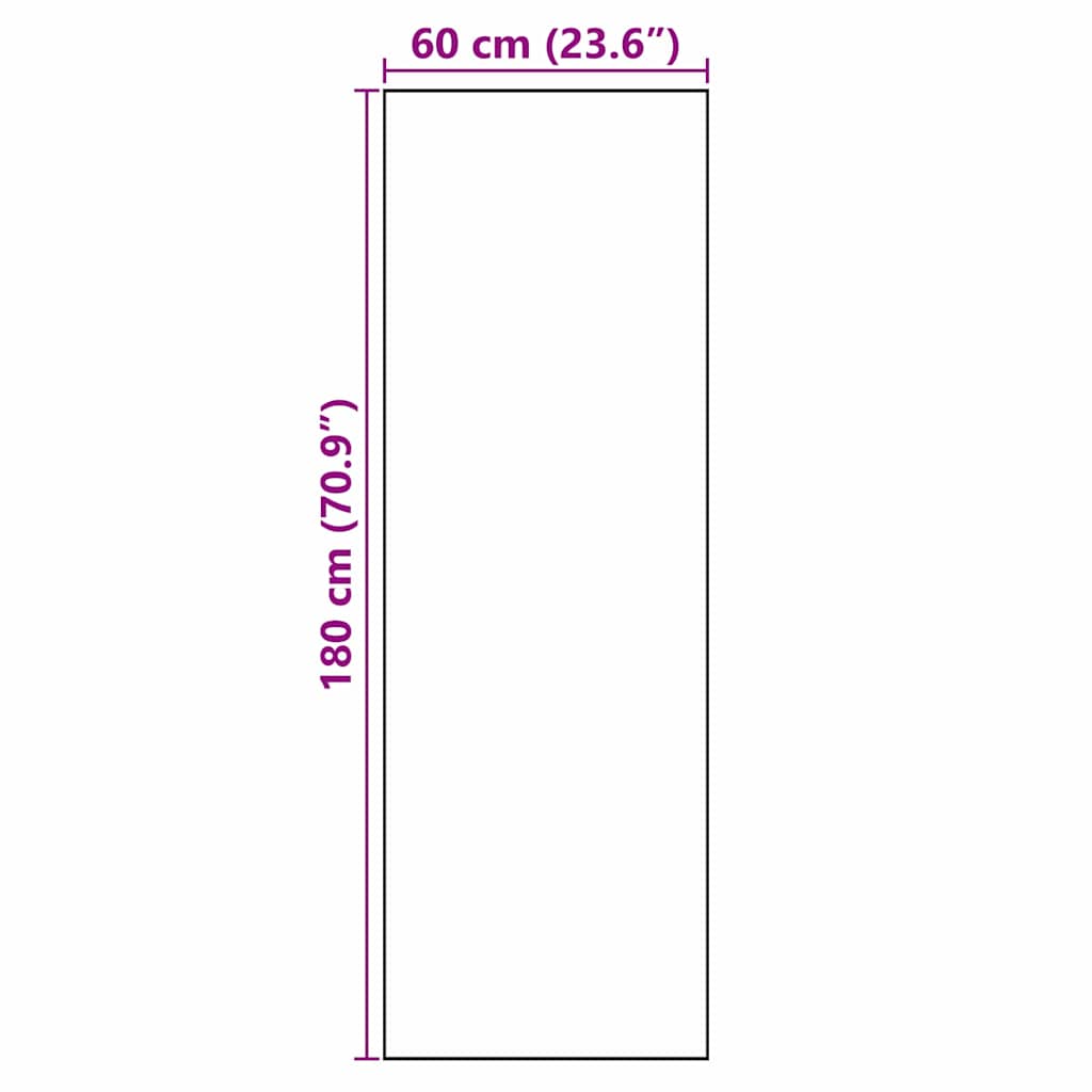 vidaXL Keukenmat wasbaar groenteprint 45x150 cm fluweel