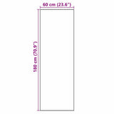 vidaXL Keukenmat wasbaar groenteprint 45x150 cm fluweel