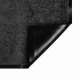 vidaXL Deurmat Antraciet 60 x 40 x 1.2 cm Teddy Stof