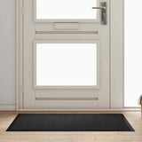 vidaXL Deurmat Antraciet 60 x 40 x 1.2 cm Teddy Stof