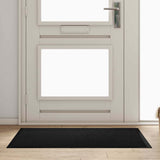 vidaXL Deurmat Antraciet 60 x 40 x 1.2 cm Teddy Stof