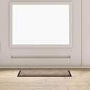 vidaXL Deurmat Antraciet 60 x 40 x 1.2 cm Teddy Stof