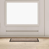 vidaXL Deurmat Antraciet 60 x 40 x 1.2 cm Teddy Stof