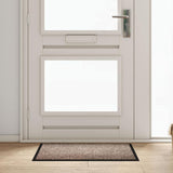 vidaXL Deurmat Antraciet 60 x 40 x 1.2 cm Teddy Stof