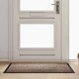 vidaXL Deurmat Antraciet 60 x 40 x 1.2 cm Teddy Stof