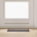 vidaXL Deurmat Antraciet 60 x 40 x 1.2 cm Teddy Stof