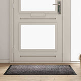 vidaXL Deurmat Antraciet 60 x 40 x 1.2 cm Teddy Stof