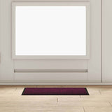 vidaXL Deurmat Antraciet 60 x 40 x 1.2 cm Teddy Stof
