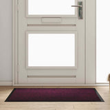 vidaXL Deurmat Antraciet 60 x 40 x 1.2 cm Teddy Stof