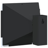 vidaXL Kogelvanger Zwart 17.5 x 17.5 x 17 cm Staal